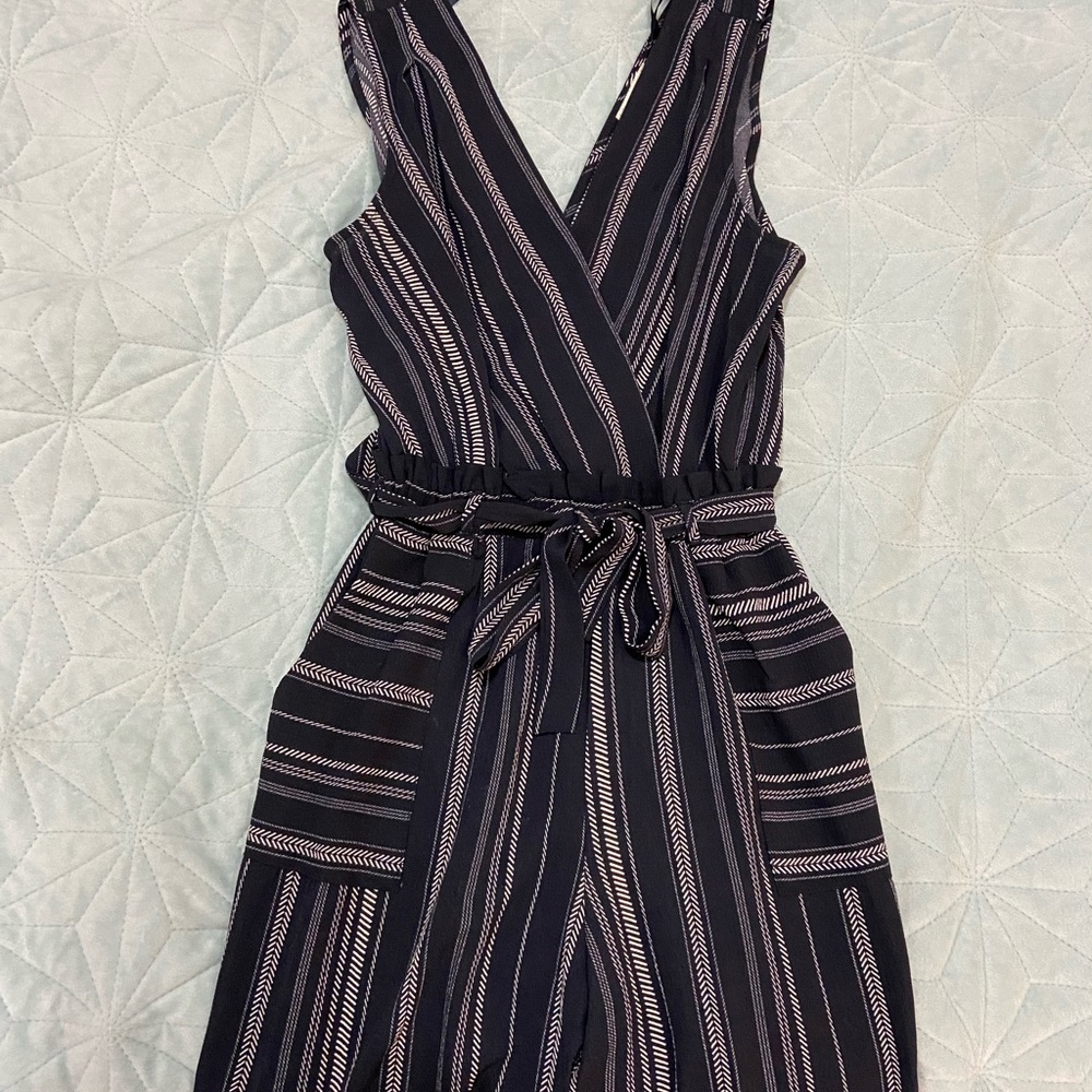 Long Jumpsuit With Tribal Print